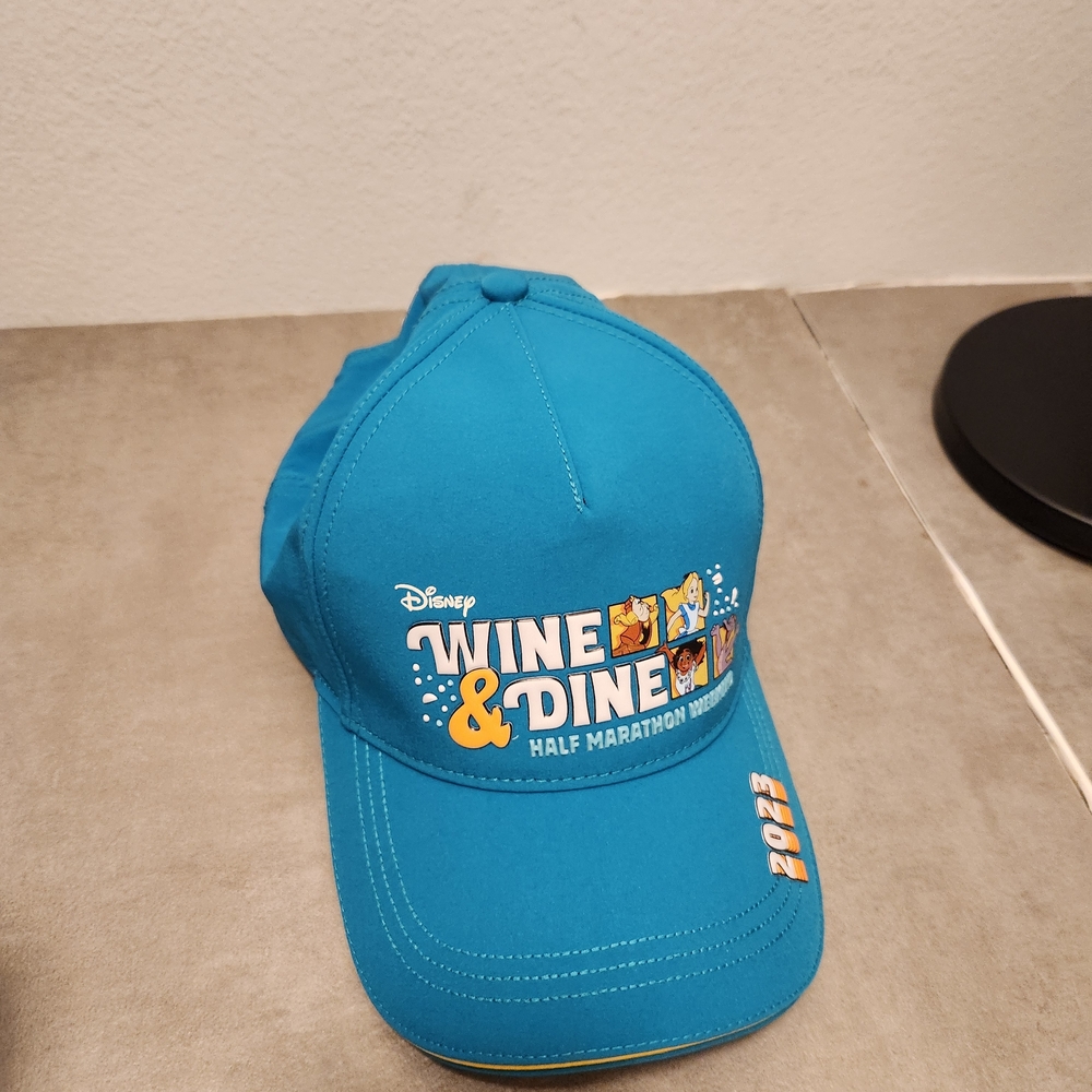 Disney Wine & Dine Half Marathon 2021 Teal Cap